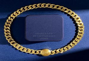 Gorgon kettingen lengte kan worden aangepast Big Chain Gold Color Luxury Brand Vintage Geplaatste 18k hanger Hoge kwaliteit Officiële Repli5060605