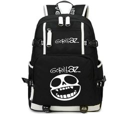 Gorillaz Backpack Hip Hop Band Daypack Chakakhan Fans Schoolbag Muziek Laptop Rucksack Sport Schooltas Outdoor Day Pack9305167