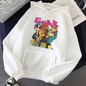 Gorillaz Hoodies Unisex Dames Simple All-Match Leisure Oversize Pullovers Koreaanse stijl Warm Hip Hop Losse Streetwear Sweatshirts Y0729