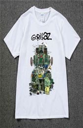 Gorillaz T-shirt UK Rock Band Gorillazs Tshirt Hiphop Alternative Rap Music Tee Shirt Nowow New Album Tshirt Pure Cotton3008983