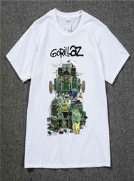 Gorillaz T-shirt UK Rock Band Gorillazs Tshirt Hiphop Alternative Rap Music Tee Shirt Nowow New Album Tshirt Pure Cotton6860665