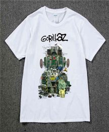 Gorillaz T-shirt UK Rock Band Gorillazs Tshirt Hiphop Alternative Rap Music Tee Shirt Nowow New Album Tshirt Pure Cotton2455404