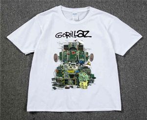 Gorillaz T -shirt uk rockband gorillazs t -shirt hiphop alternatieve rapmuziek tee shirt het nownow nieuwe album t -shirt pure cotton523424