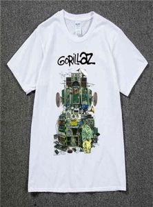 Gorillaz T -shirt uk rockband gorillazs t -shirt hiphop alternatieve rapmuziek tee shirt het nownow nieuwe album tshirt pure cotton6860665