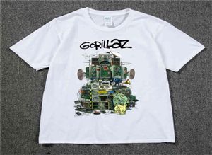 Gorillaz T -shirt UK Rock Band Gorillazs T -shirt Hiphop Alternatieve rapmuziek T -shirt Het nownow nieuwe album T -shirt Pure Cotton7076725