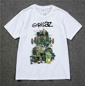 Gorillaz T-shirt UK Rock Band Gorillazs Tshirt Hiphop Alternative Rap Music Tee Shirt Nowow New Album Tshirt Pure Cotton3600803