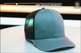 Gorras Richardson sombreros chapeaux personnalisés maille de broderie 3d 6 panneaux 112 chapeaux de camionneur bas moq7233323
