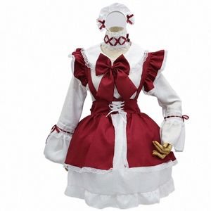 Gothique Lolita Maid Dr Cosplay Costume pour filles femme Waitr Maid Party Stage Student Party Outfit Costumes N2Tj #