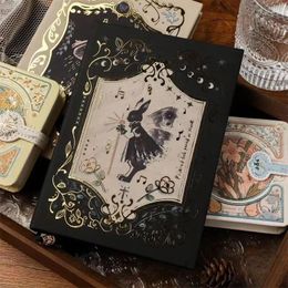 Gothic Note Magnetic Buckle Book Retro Art Haute valeur exquise Hand Ledger Small Personality Creative Gift