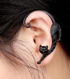 Gothic punk rock chat morsure boucles d'oreille boucles d'oreilles pour les femmes boucles d'oreilles voluptueuses de chaton 1PC58735114812957