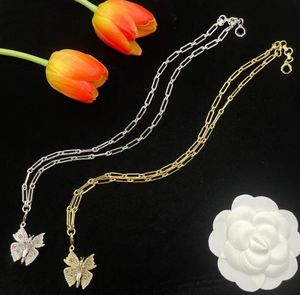 Gotische retro vlinder hanglagerij ketting klassieke designer kettingen punk gouden zilveren ketting voor mannen dames dame bruiloft feest sieraden geselecteerde geliefden geschenken