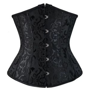 Gothic Sexy Underbust Corset Taille Trainer Afslanken Lingerie Shapewear Vrouwen Lace-up Gordel Corselete Faja Body Shaper Kleding 240306