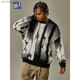 Suéter gótico vintage jersey hombres hip hop harajuku suéter y2k ropa de punto suéter 2023 pareja suéter drioshipping Q230830