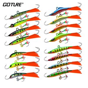 GOTURE 2023 Ice Fishing Lure Balancers Professional Winter Wobblers Bait pour la truite Pike Pike Pesca 231221