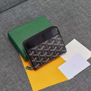 Goya Portefeuilles court porte-monnaie porte-cartes avec fermeture à glissière Designer portefeuille pour hommes femme mini porte-monnaie hommes pochette 9 couleurs