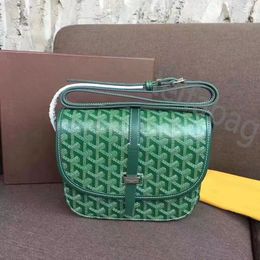 Goyarrd Designer sac femme Messenger sac à bandoulière marque de luxe sac à main de mode pour femme en cuir véritable pied-de-poule bandoulière pour femme