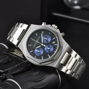 GP Originele Merk Yupoo Horloges voor Mannen Dagelijkse Waterdichte Stalen Band Automatische Datum Quartz Business AAA Klokken Hotsale Heren Designer horloge