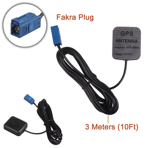 Antenne GPS Fakra MFD2 RNS2 RNS 510 MFD3 RNS-E voiture GNSS Position localiser antennes récepteurs pour VW Skoda Benz Audi