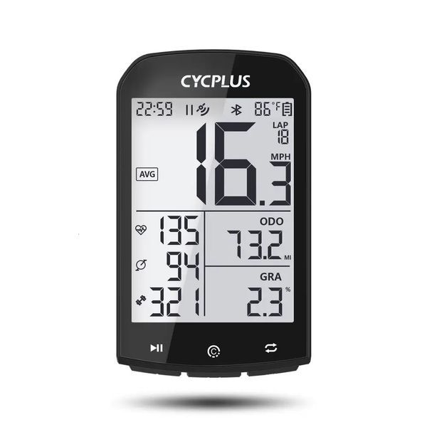 Ordinateur de vélo GPS sans fil CYCPLUS M1, étanche, compteur de vitesse, odomètre, Bluetooth 50, accessoires de cyclisme, 240311