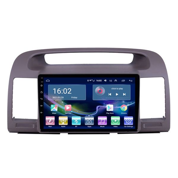 GPS Bluetooth vidéo multimédia autoradio Android pour toyota CAMRY 2000-2005 Quad-Core WIFI 9 pouces