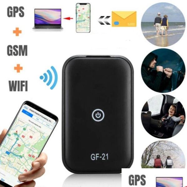 Accessoires de voiture Gps Mini traqueur de camion de voiture positionnement Sos Anti-perte Wifi suivi en temps réel localisateur GSM application en ligne pour enfants animaux Dr Dhcxf