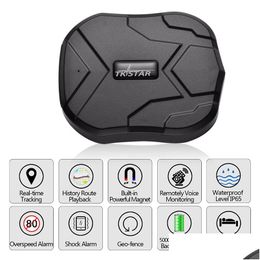 Accesorios para automóviles GPS TK905 Rastreador de automóviles de banda cuádruple 5000 Mah Batería de larga duración en espera Fuerte Magnético A prueba de agua Seguimiento en tiempo real Devi DH1FJ