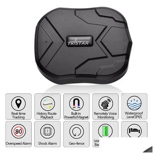 Accessoires de voiture GPS Tk905 Quad Band Car Tracker 5000mAh Batterie longue durée en veille Forte magnétique étanche Suivi en temps réel Devi Dh1Fj