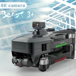 GPS-drone met 4K HD-camera, 360ﾰ laserobstakelvermijding, 3-assige anti-shake-kop, optische stroompositionering, quadcopter met afstandsbediening, opstijgen/landen met één sleutel