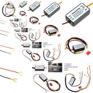 GPS GPS CAR LED DÍA CONTROLERAUTOUTOMOTIVE Luz de conducción Relé de cableado Cableado Dimmer encendido/apagado de 12-18 V Lámpara de niebla GPS GPS