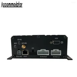 GPS MDVR Bus de surveillance embarquée hôte AV / RCA AHD1080P 6ch Disque dur / carte vidéo SD