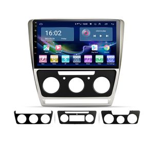 GPS Multimedia Auto DVD Video Player RadioS 2-DIN Android 10 voor VW Octavia 2007-2014 met WiFi Bluetooth-ondersteuning CarPlay OBD REVERS CAMERA