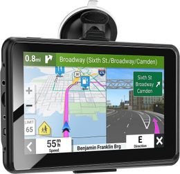 Navigation Gps pour camion et voiture, écran 7 pouces 2,5d, système de Navigation Gps pour semi-camions commerciaux, carte du monde, 8 go, 256m