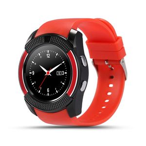 GPS Smart Watch Bluetooth Smart Montre-bracelet à écran tactile avec appareil photo Fente pour carte SIM Bracelet intelligent étanche pour IOS Android Phone Watch