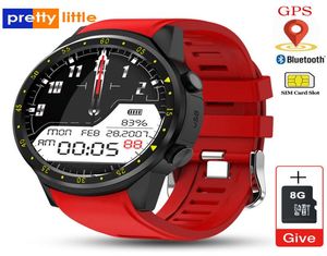 GPS Smart Watch Men With Sim Card Camera F1 Voces inteligentes Detección de frecuencia cardíaca Sport Phone Connected Android IOS Clock6252238