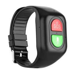 GPS-tracker 4g-telefoonhorloge Eén sleuteloproep Anti-zwervende tracker Sportstappenteller Armband Hartslag Bloedmonitoring