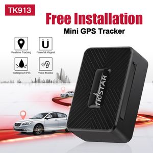 Localizador de rastreador GPS, alarma de seguridad magnética, vehículo impermeable, Mini Monitor de voz automático, aplicación gratuita