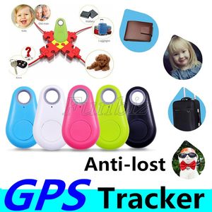 GPS Tracker Mini téléphone sans fil Bluetooth 4.0 Alarme iTag Key Finder Enregistrement vocal pour alarme anti-perte pour smartphone iOS Android 100PCS