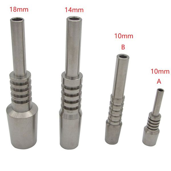 Kit GR2 Metal Nail NC 10 mm 14 mm 18 mm 510 Fil inversé Nails Grade 2 Conseils pour eau de verre Bong DAB Tool Fumer ACCESSOIRES