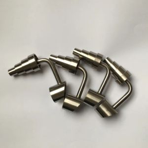 GR2 Universal Titanium Nail Dome moins de seaux Bubbler Banger Nails 18mm 14mm 10mm Joint femelle mâle 6 en 1 pour bong en verre narguilé Dab Rigs ZZ