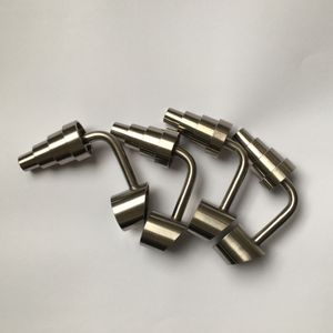 GR2 Universele Titanium Nagel Koepelloze Emmers Bubbler Banger Nagels 18mm 14mm 10mm Mannelijke Vrouwelijke gezamenlijke 6 in 1 Voor Glazen Bong Waterpijp Dab Rigs