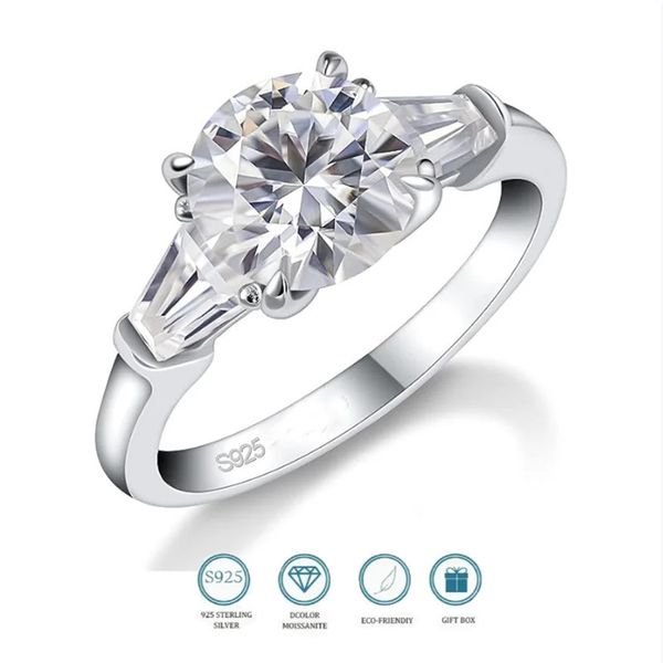 Bague Solitaire en diamant de laboratoire certifié GRA 1CT VVS1 pour femmes, promesse de fiançailles, bijoux de mariage, 240402