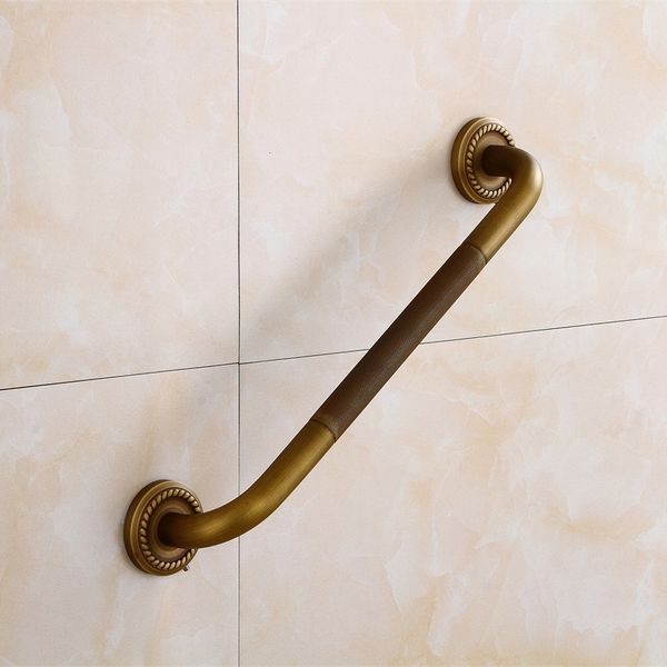 Grab Barres Antique en laiton mural de salle de bain Match de sécurité de salle de bain douche Grab Baignoire Baignoire Handrail Home Assist Bar Grab 9093K