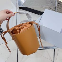 Grace Diseñador de lujo Bolso de hombro Manija Monederos de cubo Bolsos de cubo de letras Bolso de fin de semana de cuero Bolso de viaje genuino Bolso de moda Monedero Bolso de envío