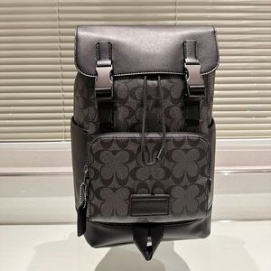 Grace Mochilas de diseñador de viaje para hombre Tendencia Coa Track Casual Cuero suave Paquete de hombros dobles de alta calidad Mochila Bolsas para computadora Bolsa compuesta para hombres