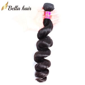 Paquetes de cabello peruano Ofertas Extensiones humanas 100% sin procesar 1 pieza Color natural Onda suelta Tejido de trama fuerte 8A 8-34 pulgadas Hermoso rizo