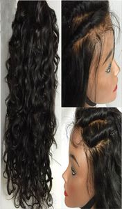 Grade 8A Water Wave Full Lace Pruiken Kant Voor Pruiken Babyhaar 100 Braziliaanse Onverwerkte Maagdelijke Menselijk Haar Pruik Voor Zwarte vrouwen5454113