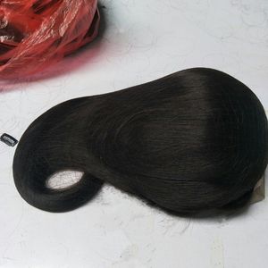 Grade indien vierge cheveux sans colle avant perruques de cheveux humains pour les femmes noires pré plumé Ramy droite pleine perruque de lacet