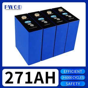 Batterie LiFePO4 Rechargeable de qualité A, 271 AH, cellule Lithium fer Phosphate, bricolage 24V 48V, voiturette de Golf, bateau, camping-car, système solaire EV