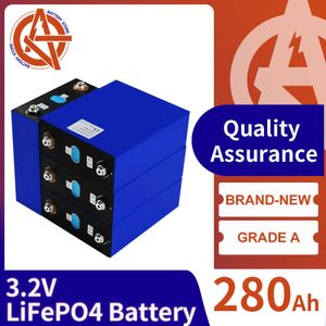 Grade A 280AH LiFePo4 batterie Lithium fer Phosphate batterie Rechargeable pour 12V 24V 48V RV Moto bateau chariot