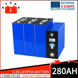 Grado A 280AH Lifepo4 batería recargable de fosfato de hierro y litio celda DIY 12V 24V 48V batería Solar para RV Vans Campers EV RV